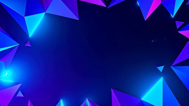 Colorful geometric triangle pattern