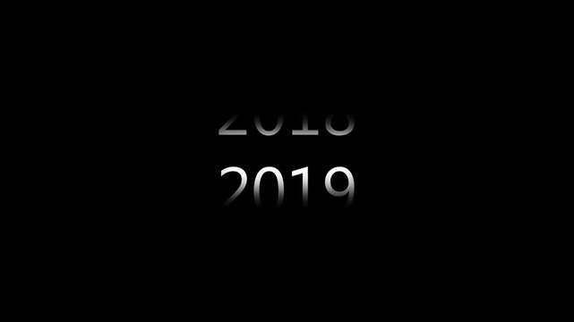 Dynamic scrolling progression timeline 2010 to 2027 animated. Sustainable digital year counter animation.