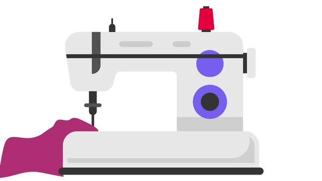 digital embroidery sewing machine animation, Domestic Stitching Tailoring Machine animated video, Glamour and beauty clip, Haute couture footage, Fashion Show and Exhibition motion graphics
