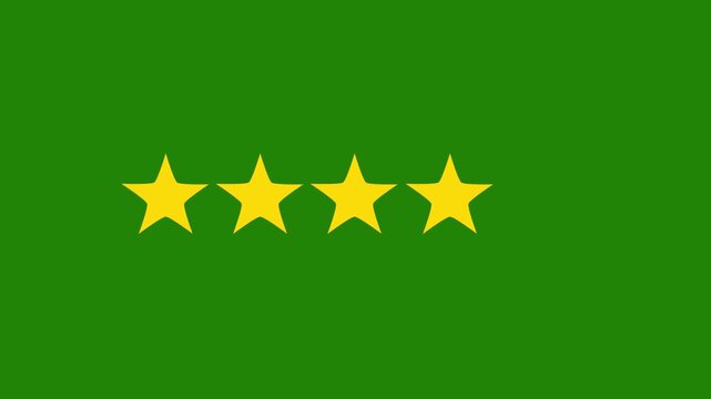 star review animation featuring luminous gold stars, customer feedback, satisfaction rating, excellent product quality, outstanding service, positive testimonial, trusted business reputation, 4K