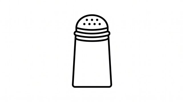 Salt Shaker Line Icon