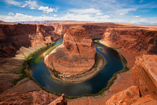 USA, Arizona, Horseshoe Bend, elevated view