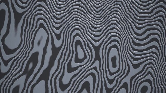 Wavy abstract pattern of damascus steel texture