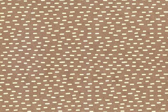 Brown background with white dashed lines pattern