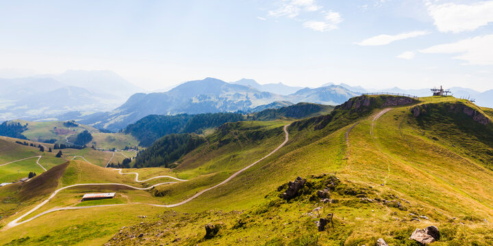 Austria, Tyrol, Kitzbuehel, landscape at Kitzbuehel Horn