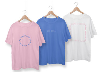Obraz premium Oversized t-shirt png transparent, casual fashion in realistic design set transparent background
