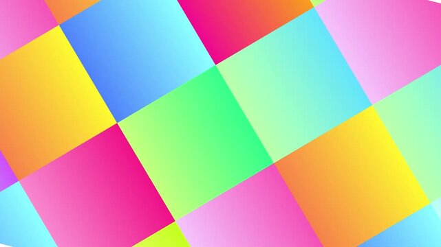 Colorful Diamond Geometric Pattern 4K
