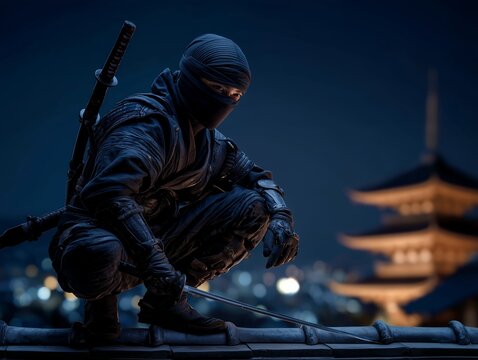 忍者・黒装束 Images – Browse 985 Stock Photos, Vectors, and Video