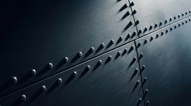 Rivets metal panel industrial closeup aero industry steel texture construction surface metallic engineering background pattern structure detail