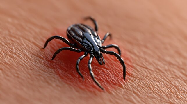 Shiny black spider walking on textured surface with detailed legs and body reflecting light in realistic depiction of arachnid anatomy
