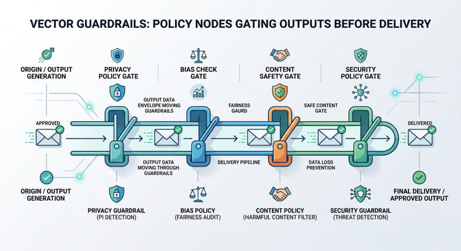 RLHF pipeline: preference data, reward model, PPO; alignment and safety guardrails for LLM outputs.