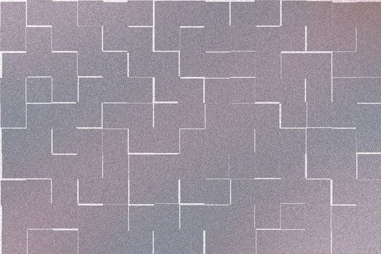 Abstract gray pattern with geometric lines and square shapes