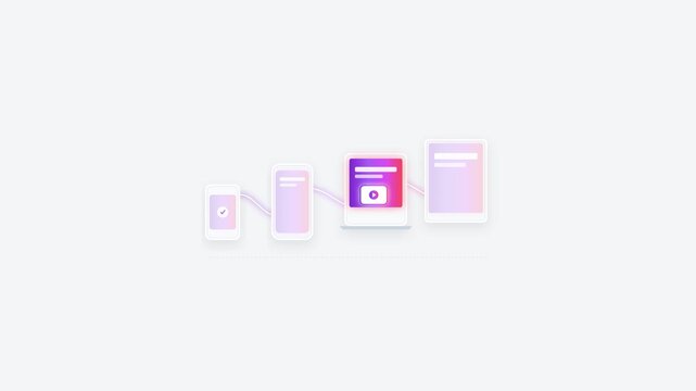 Digital Device Mockup Showing Responsive Web Design Across Multiple Screens and Platforms