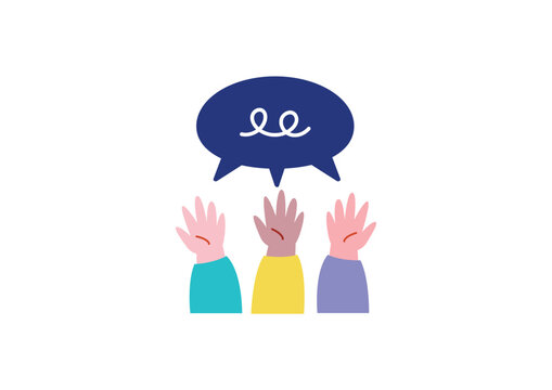 語学学校の授業風景のイラスト