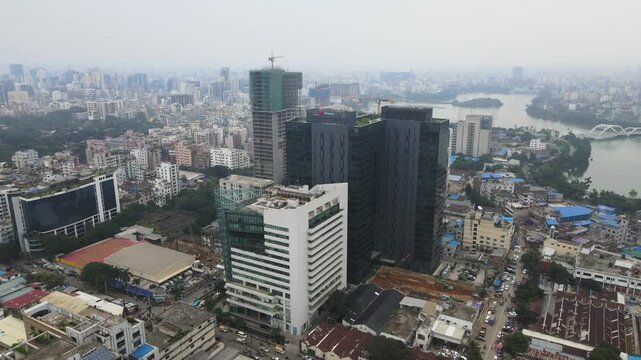 High Rise Construction and Rapid Urban Development in Dhaka Bangladesh