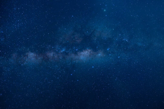 Milky Way Galaxy Night Sky Full Of Stars Astrology Horoscope Zodiac Background Concept