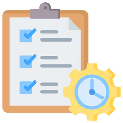 Obraz premium Project Management Icon