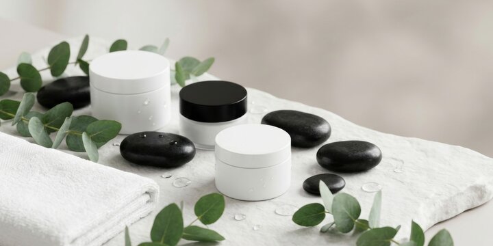 Luxurious Spa and Wellness Skincare Arrangement