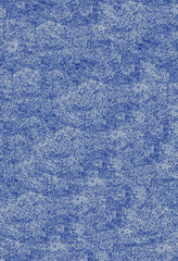 Blue wool felt fiber texture background with rough fleece detail © Eileen