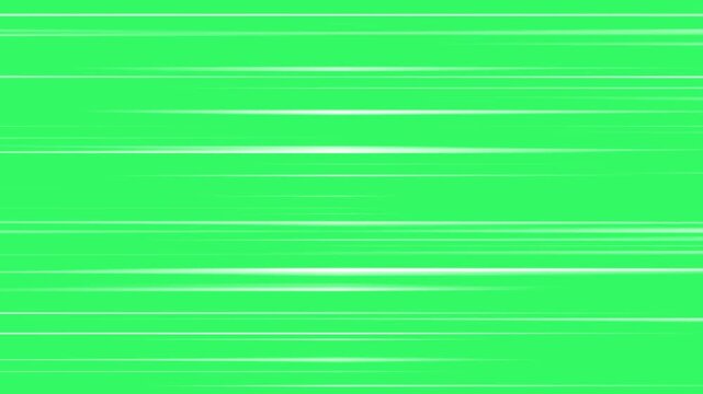 Radial Comic Light Speed Lines Moving, comic book speed lines green screen. Horizontal anime action speed lines effect on green screen, japanese anime speed line. Moving zoom speed line 