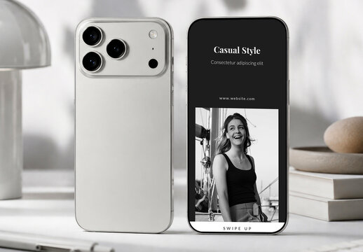 Phone Screen Mockup Template