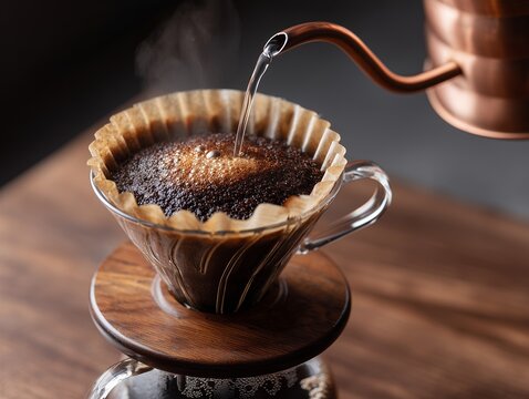 芳醇な香りのドリップコーヒーを自宅で丁寧に淹れる至福の時間