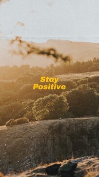 Stay informed Facebook story template