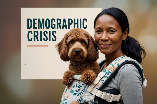 Socially significant trend in decline world demographic TFR total fertility rate index AI Generative
