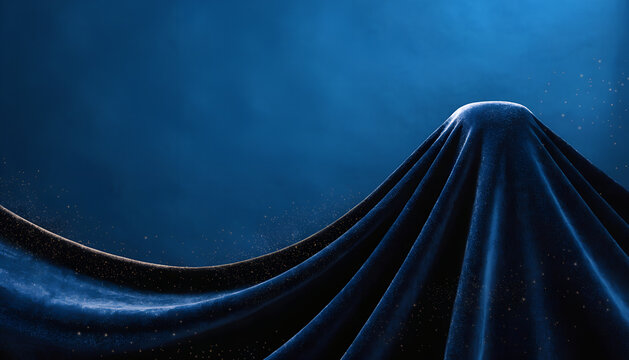 Luxury Midnight Velvet New Year Celebration Background
