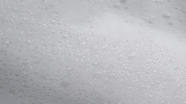 Abstract white soap foam bubbles texture background