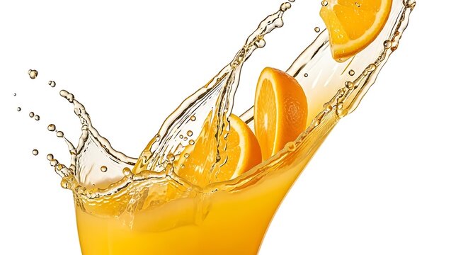 Best Stock Graphics Collection: From dynamic orange juice splashes with orange garnishes to vector elements.