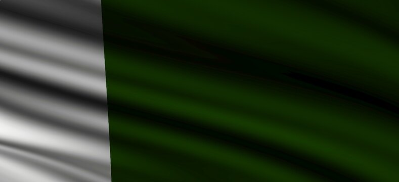 Green and white  satin background, green and white abstract background, green and white silk background.