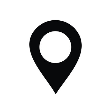 Maps pin. Location map icon.

