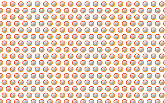 Perforated metal sheet seamless pattern background vector illustration. Industrial steel grill texture with round holes, abstract metallic grid mesh backdrop for hardware and architecture design.