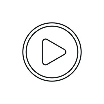 play button media icon
