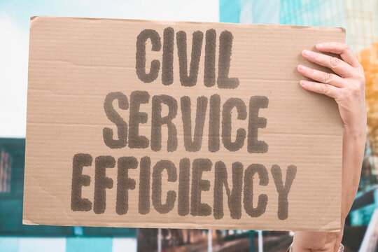 "Civil Service Efficiency" A civil service efficiency review is published with recommendations. CIVIL. SERVICE. EFFICIENCY. REVIEW. RECOMMENDATIONS.