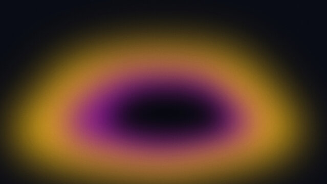 Abstract background featuring a soft glowing circular gradient with vibrant purple and warm orange colors blending into a deep dark center