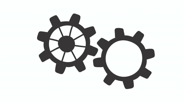 Settings icon animation. Setting Animated line Icon. 4k Animated Icon. Update setting icon setup animation.