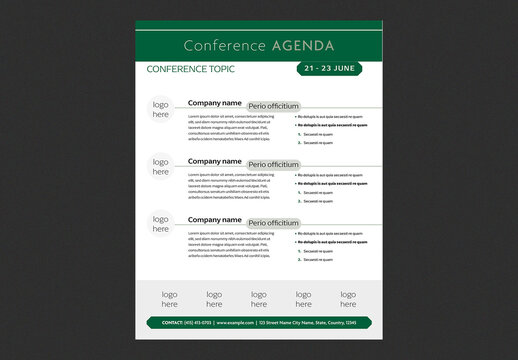 Conference Agenda Template