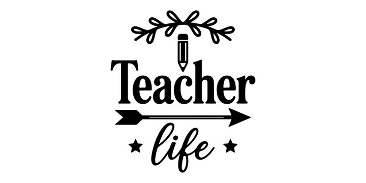 Minimalist teacher life concept with chalkboard and apple pencil books