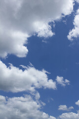 Fototapeta premium It is a blue sky with clouds.