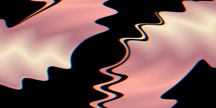 trippy rose gold and black background