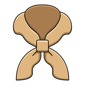 Scout Woggle Vector Illustration Style 