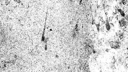 Abstract background of distressed grunge texture with speckles and splatters, monochromatic black and white aesthetic conveying a sense of decay and roughness © Nusrat