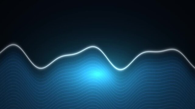 abstract blue wave background