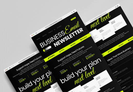 Business Email Newsletter Template