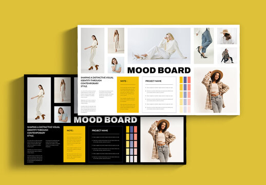 Mood Board Template Layout