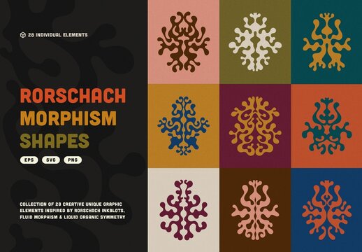 Rorschach Morphism Fluid Shapes For Design And Branding
