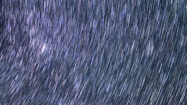 Perseids Meteor Shower Star Trails in Northeast Sky Above Sierra Nevada Mountains Astrophotography Time Lapse in California USA