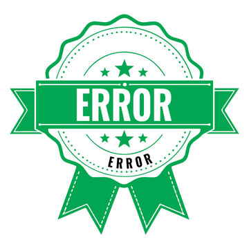 green error stamp sign with grunge texture